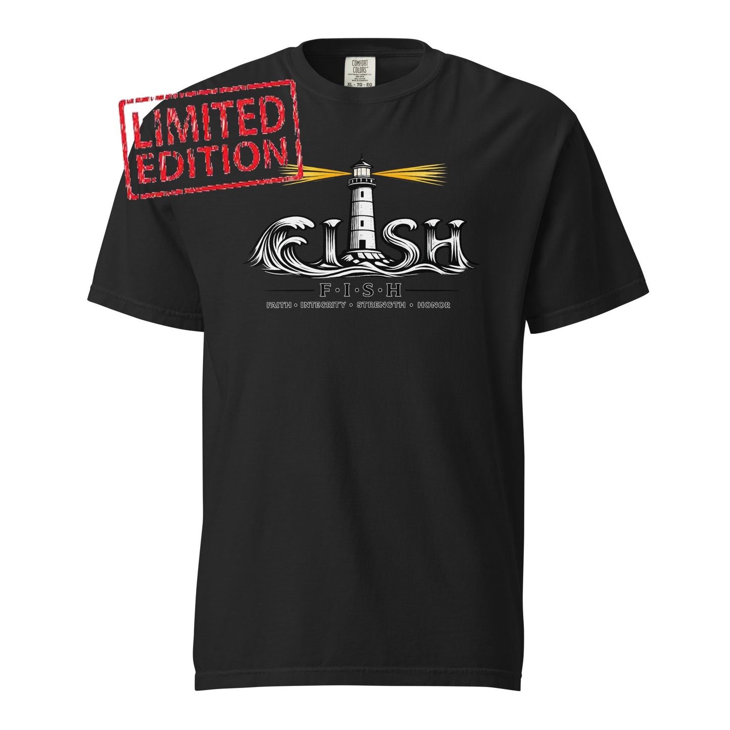 Lighthouse Fish Wave ; T-Shirt