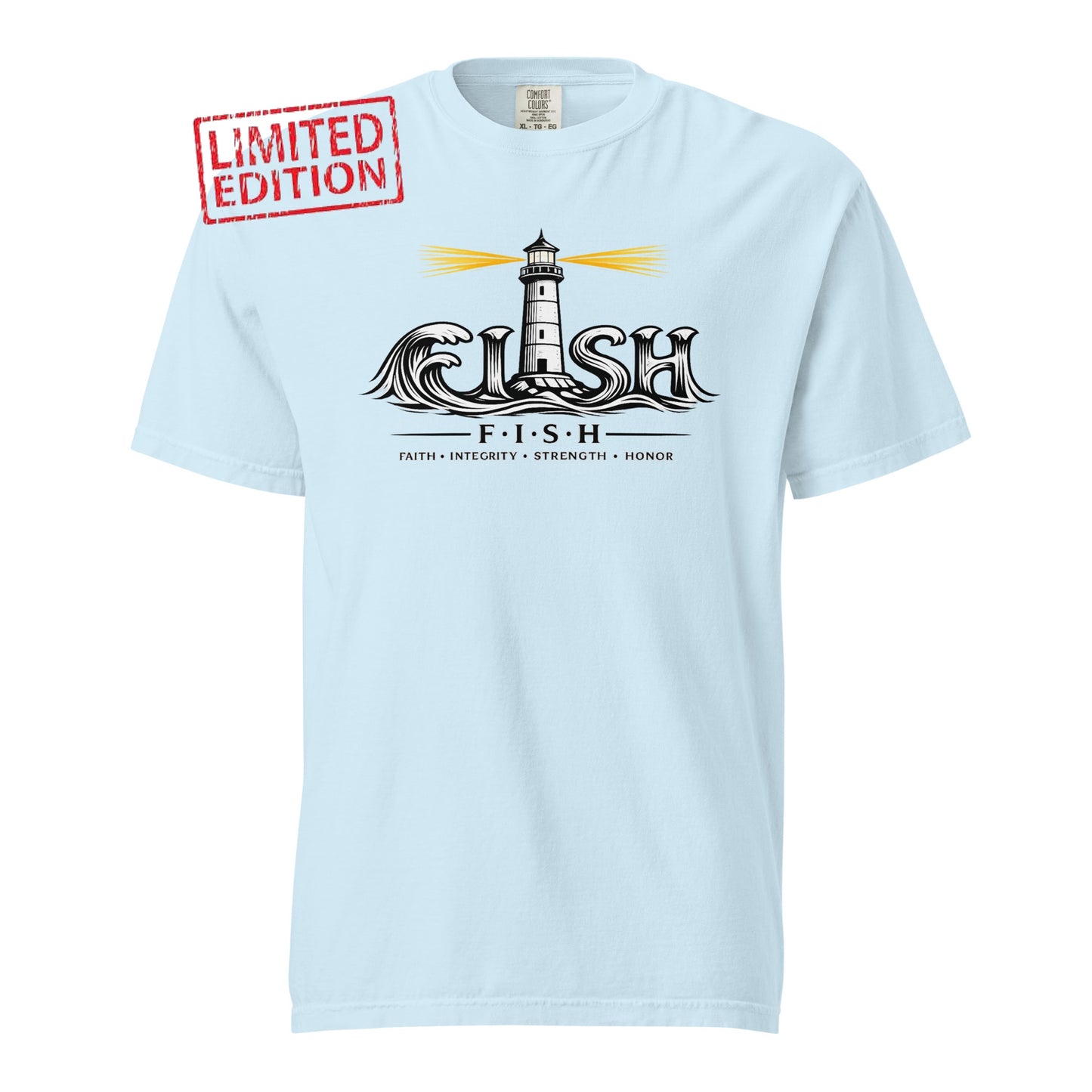 Lighthouse Fish Wave ; T-Shirt