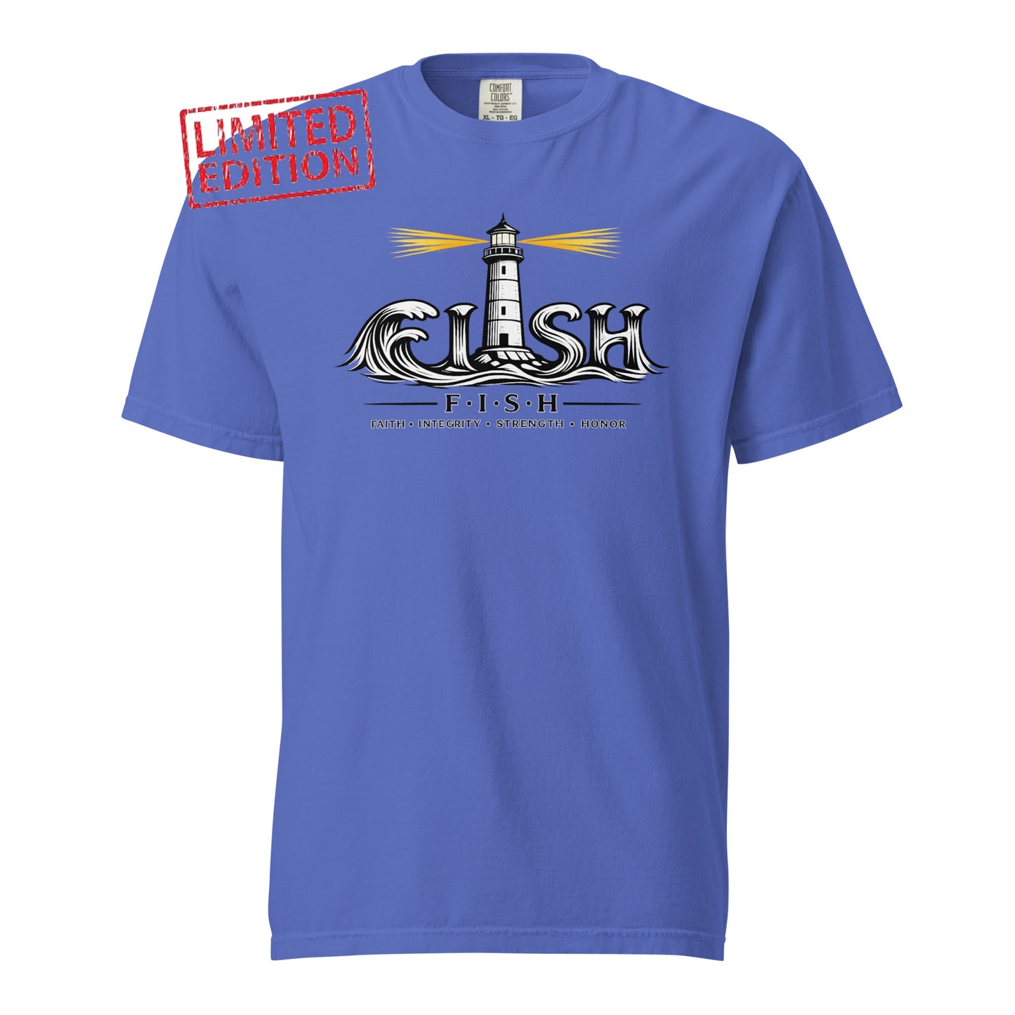 Lighthouse Fish Wave ; T-Shirt