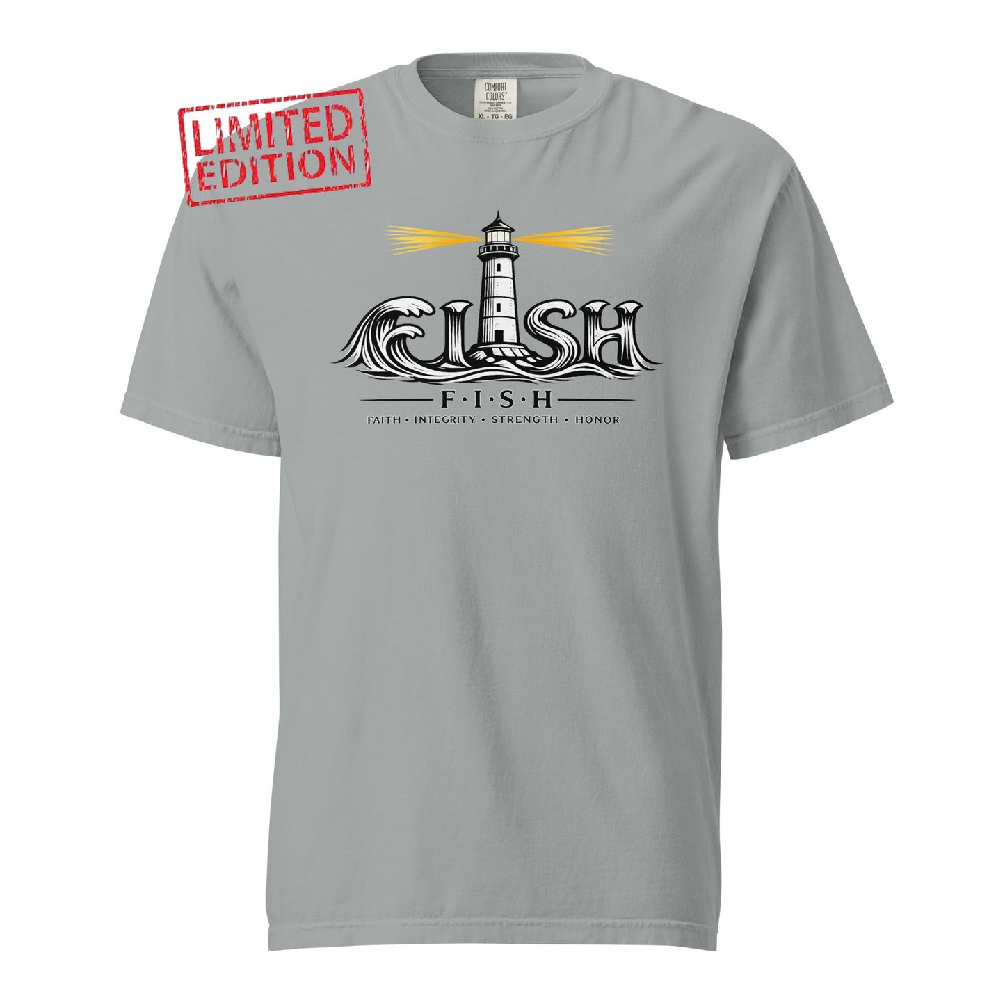 Lighthouse Fish Wave ; T-Shirt