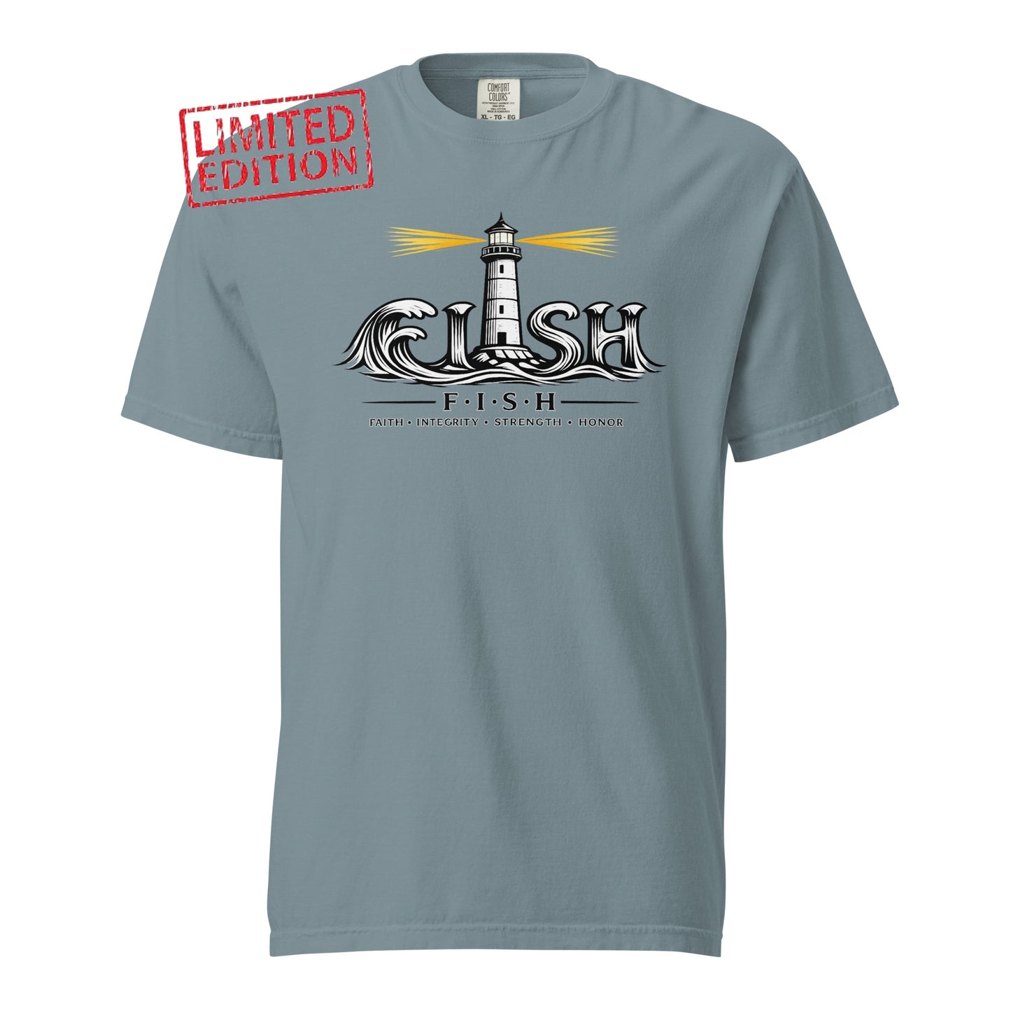 Lighthouse Fish Wave ; T-Shirt