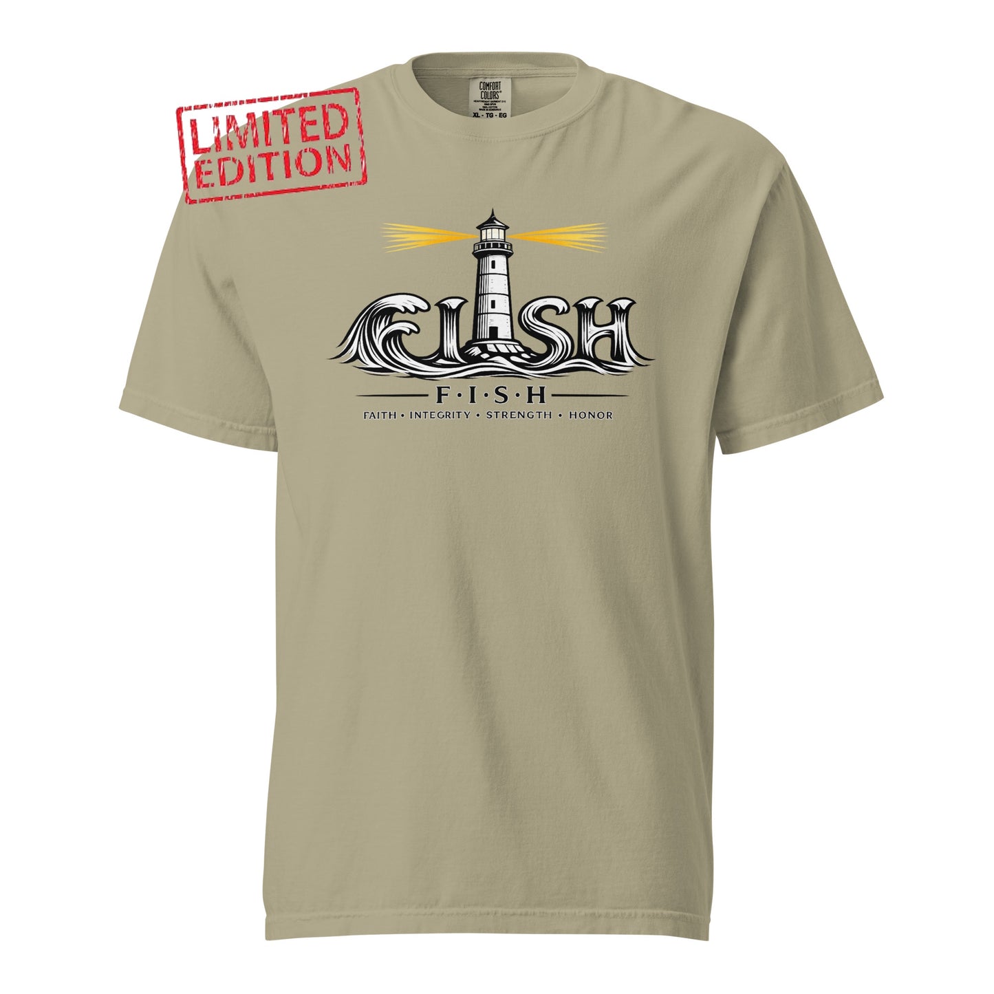 Lighthouse Fish Wave ; T-Shirt