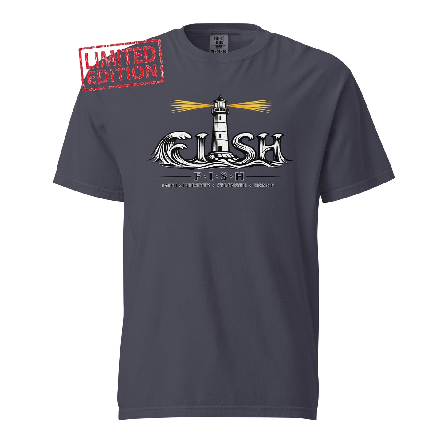 Lighthouse Fish Wave ; T-Shirt