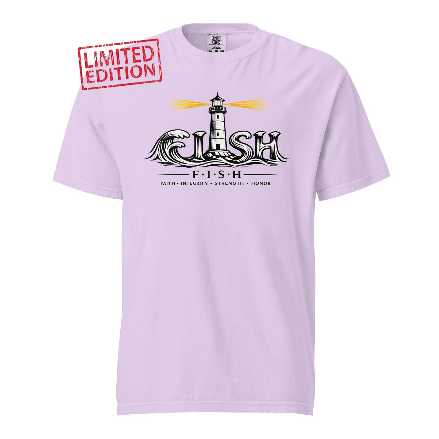 Lighthouse Fish Wave ; T-Shirt