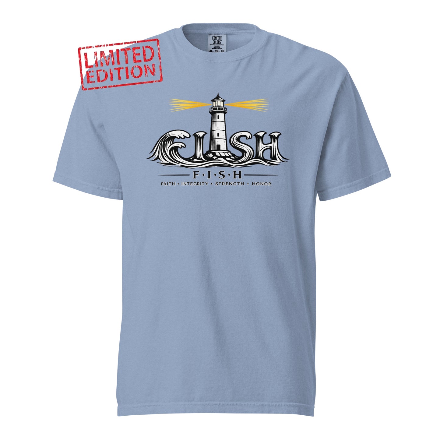 Lighthouse Fish Wave ; T-Shirt
