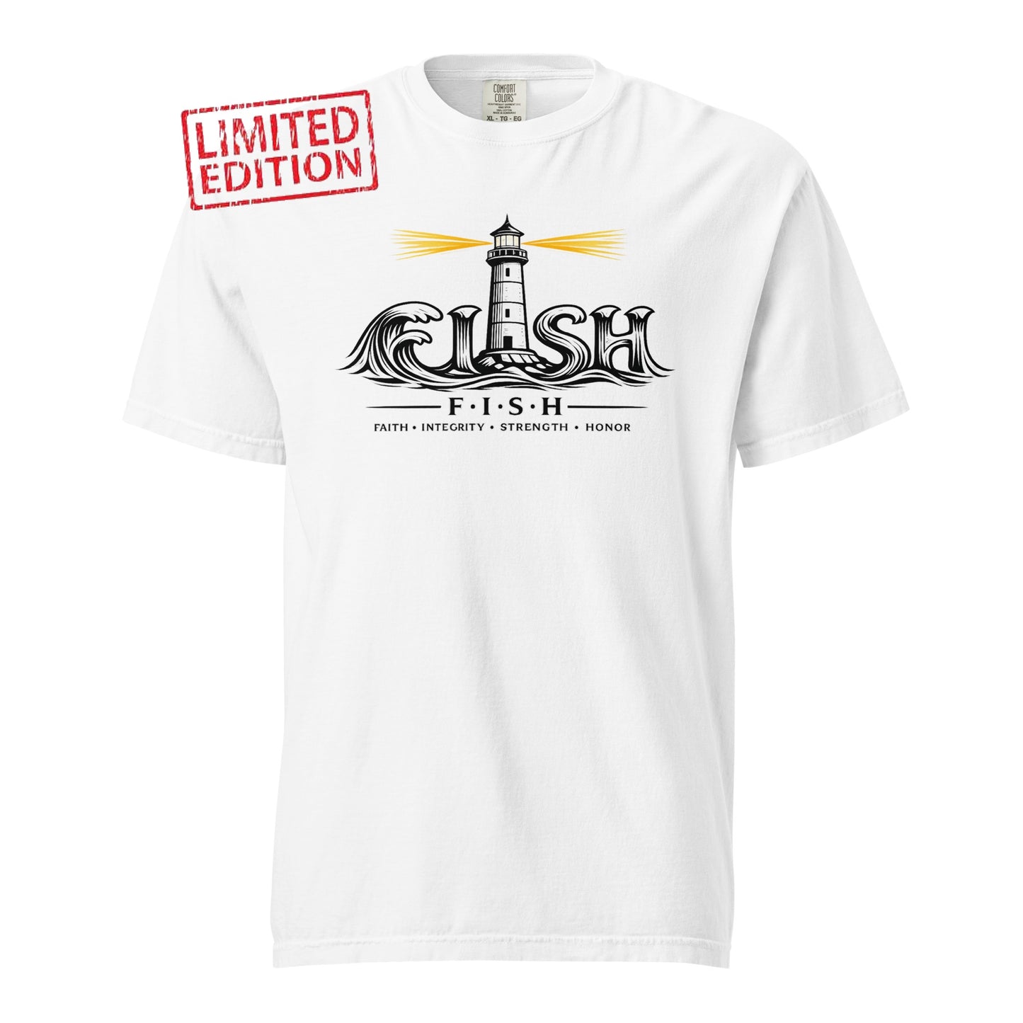 Lighthouse Fish Wave ; T-Shirt