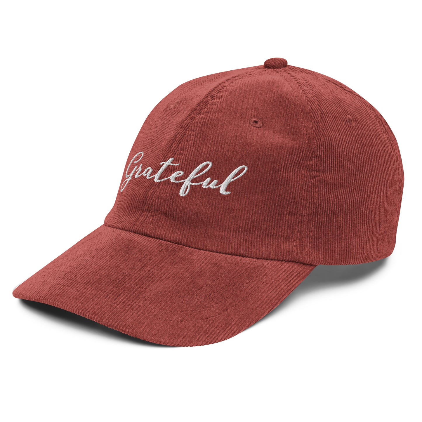 Grateful ; Corduroy Baseball Cap Hat