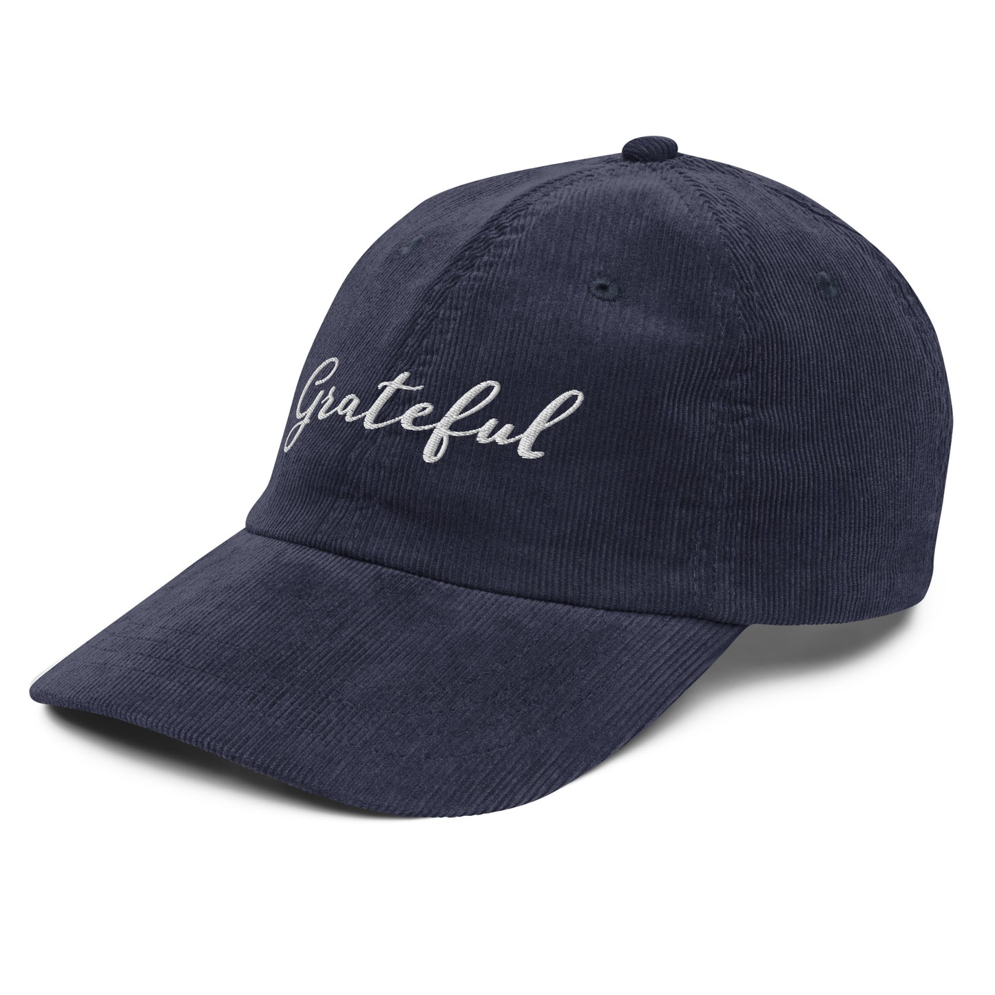 Grateful ; Corduroy Baseball Cap Hat
