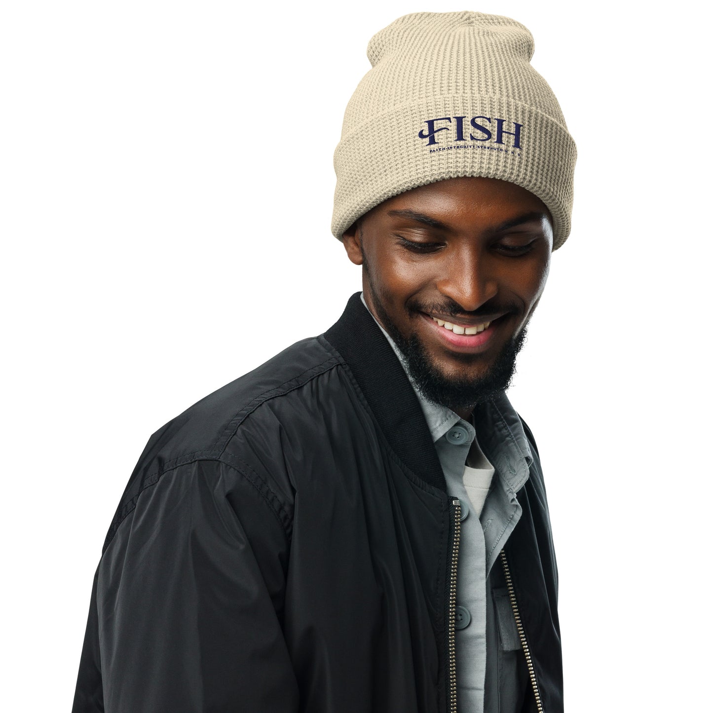 FISH ; Waffle Beanie